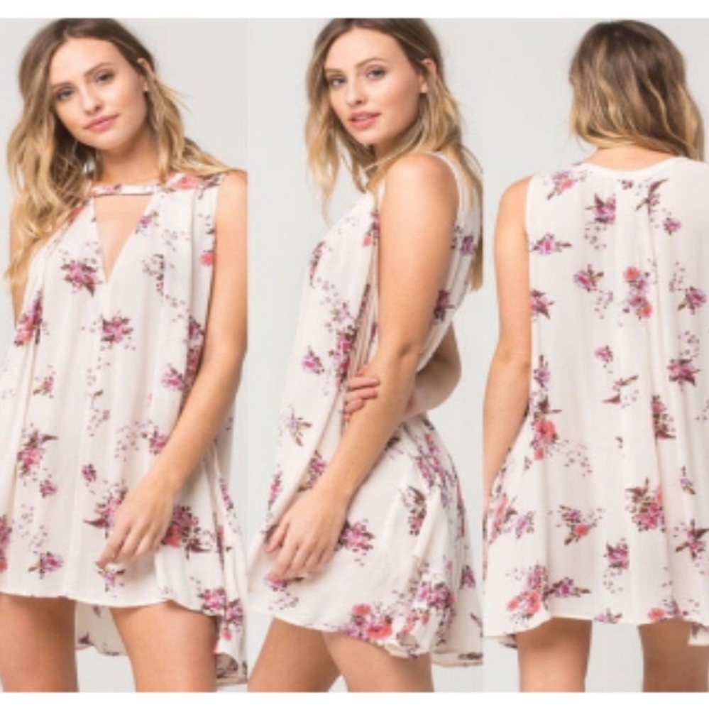 Free People floral tree swing dress